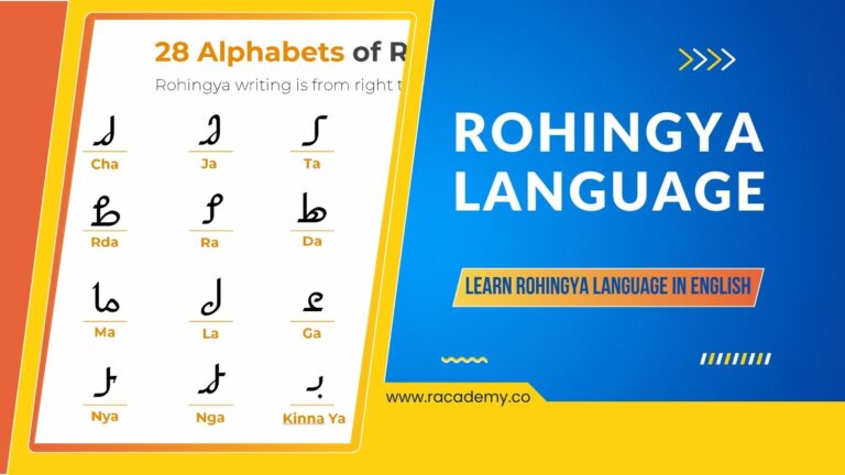 Rohingya Language: Beginner’s Guide in English